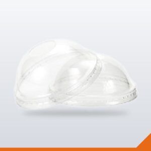 Ice Cream Tub Dome Lid PET – Clear, 120ml