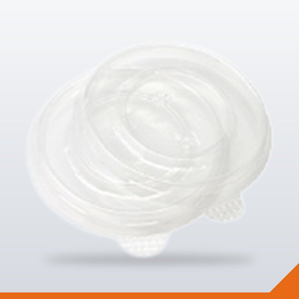 ICE-013-CLR-120ML Ice Cream Tub Flat Lid – Clear, 120ml