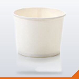 Vintage Ice Cream Tub – White, 120ml