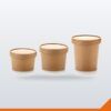 XJ Ice Cream Tub – Kraft, 120ml, 1000/Carton