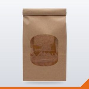 Tin-Tie Bag – Kraft, Medium