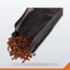 Coffee Bag Flat Bottom Zip & Valve – Black, 1kg