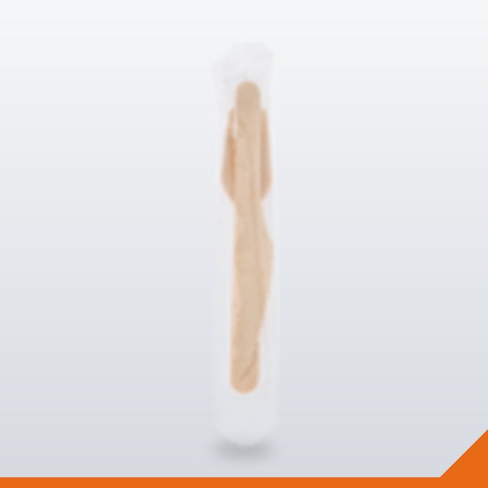 STR-035 Cutlery Pack 2-in-1 Wood – 100/Carton