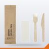 Cutlery Pack 3-in-1 Wood – 500/Carton
