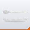 Plastic Dessert Teaspoon – Clear 120mm – 50/Pack