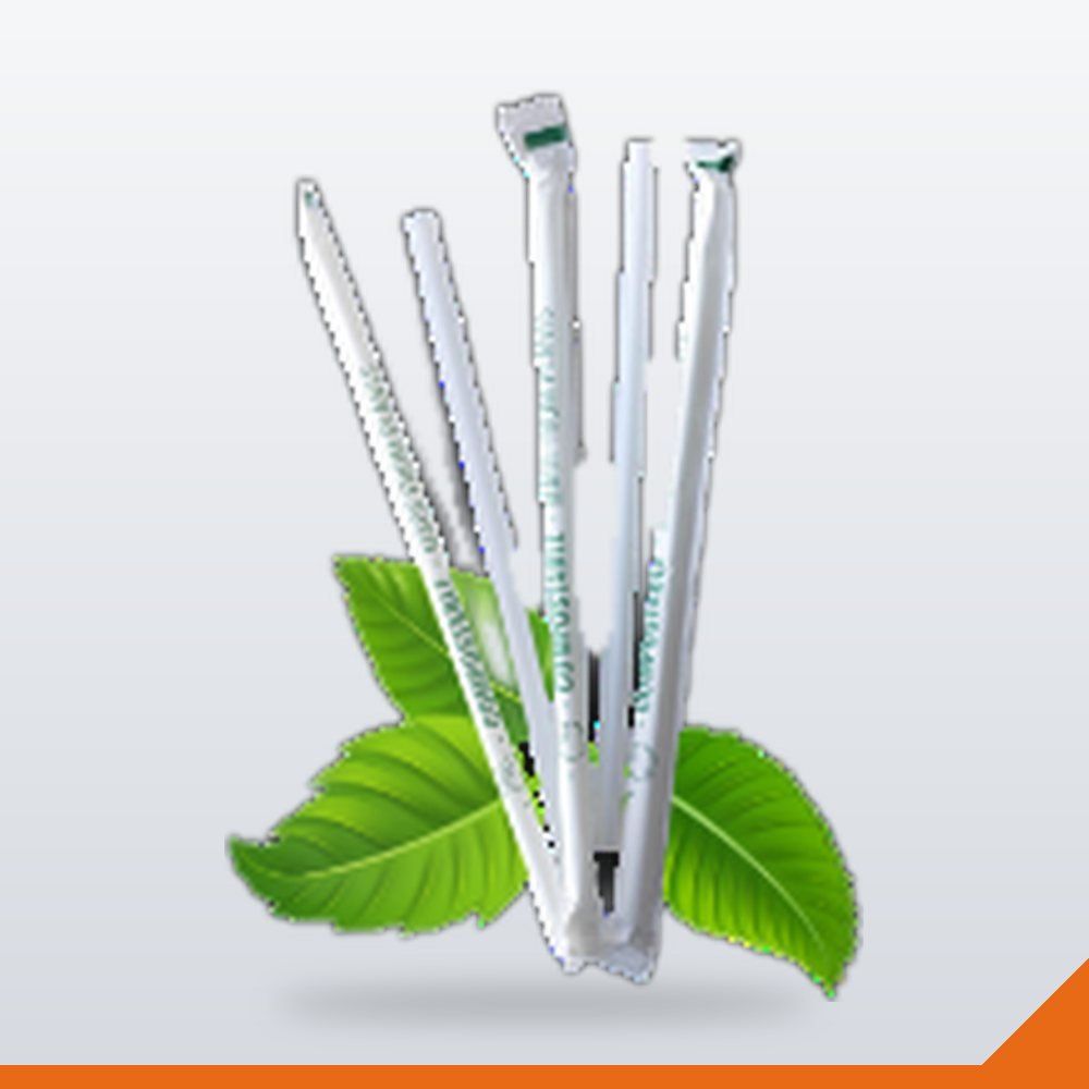 STR-063-AST-10-P200 Straw Biodegradable – Assorted, 10mm, 200/Pack