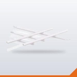 Straw Paper Wrapped – Black, 6mm