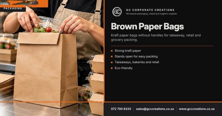 GC Corp brown bags no handles